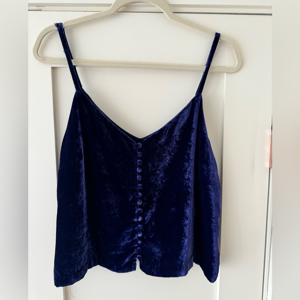 Madewell velvet camisole